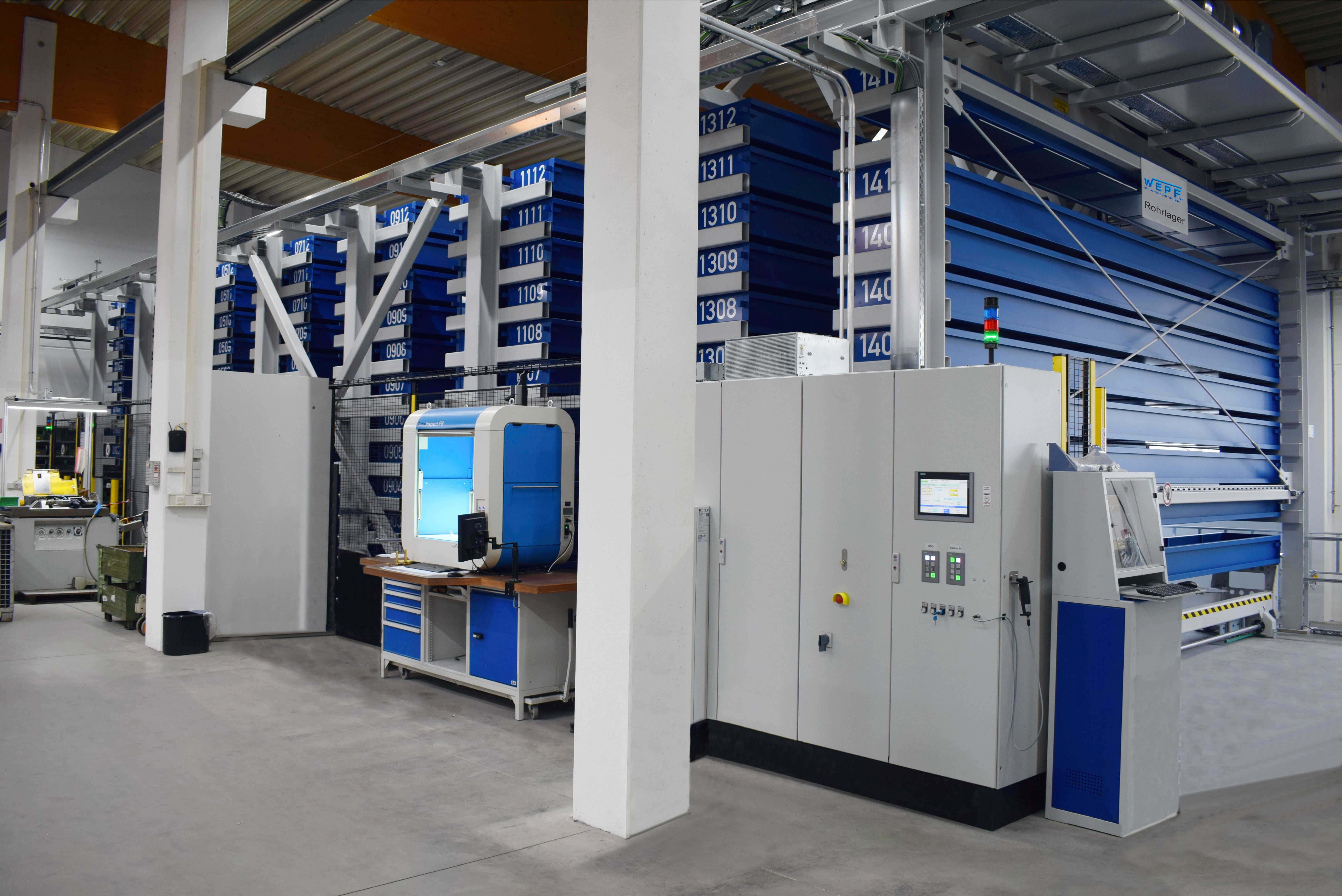 Neues Rohrlager und neue Rolliermaschine!